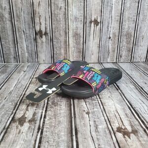 Under Armour Youth UA G Ansa Graphic Slides 3024439 001 Black Size 2Y